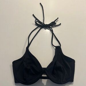 Black Miss Mandalay London Bra Sized Swim Top